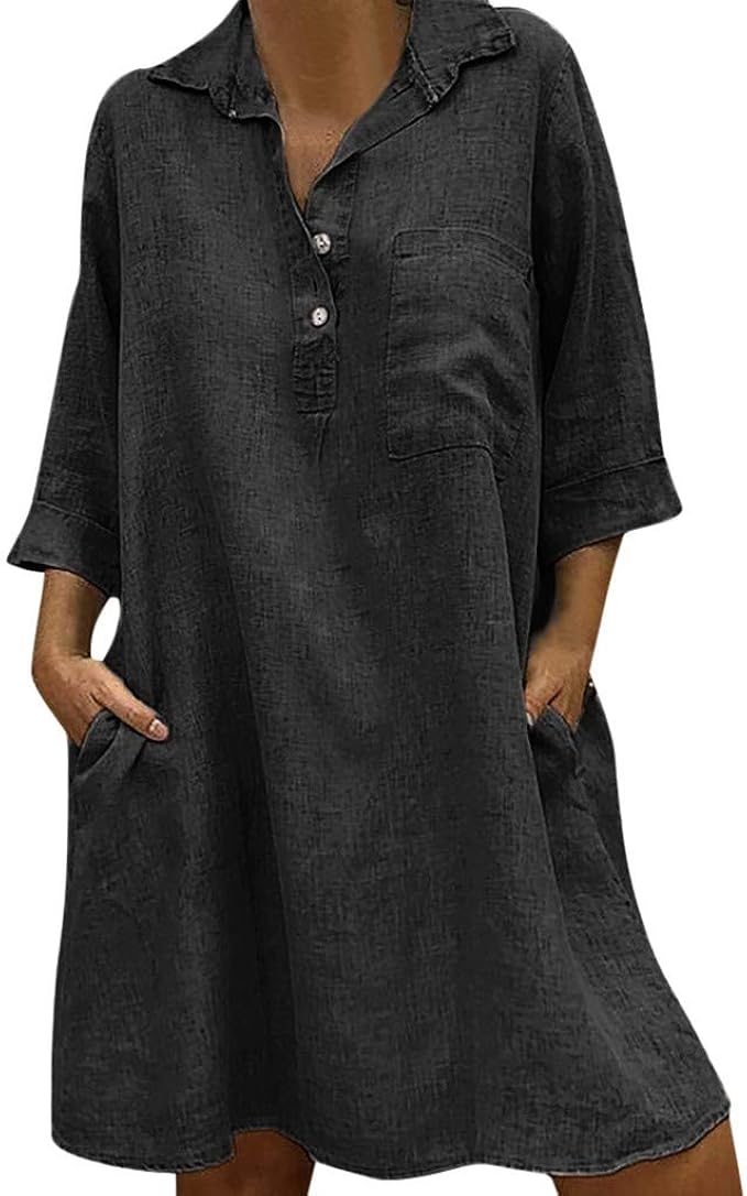 womens linen shirts plus sizes