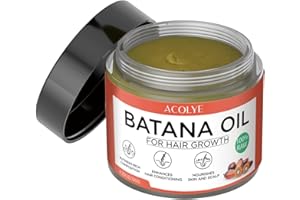 Acolye Pure Batana Oil for Hair Growth: Natural Batana Stimulate Hair Growth Enhance Hair Strength Batana Oil Sourced from Honduras