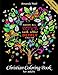 Christian Coloring Book for Adults Black Background by 