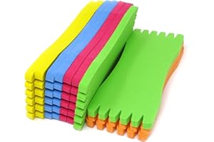 Honbay 10PCS Fishing Line Foam Board, Fishing Line Foam Spool, Fishing Winding Board for Fishing Leader Line, Snelled Hooks & Rigs