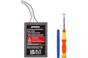 Batmax LIP1708 2650mAh Battery for Sony PS5 Playstation 5 CFI-ZCT1W DualSense Controller Gamepad