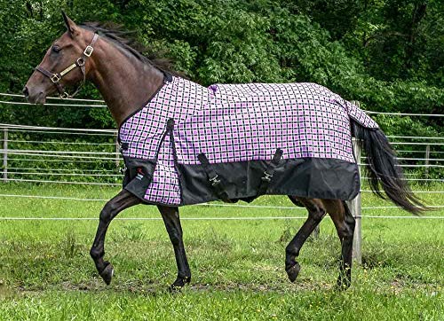 Horze Pretty Plaids 1200 Denier Waterproof Turnout Sheet - Dakota