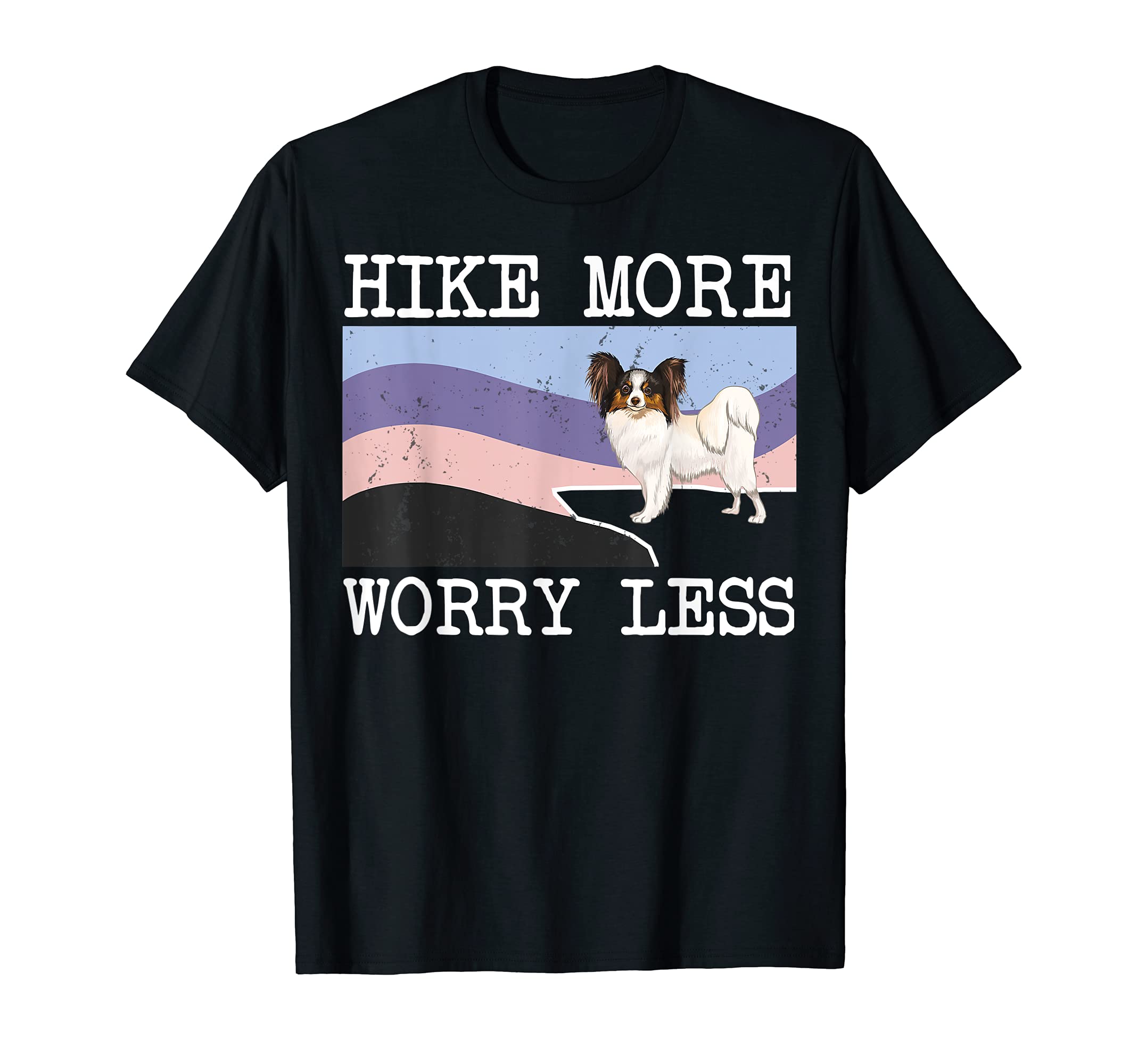 Soft Coated Wheaten Terrier Hike More Worry Less Dog Hiking T-Shirt