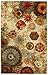 Mohawk Home Caravan Ornamental Floral Medallion 5' x 8' Area Rug - Orange - Perfect for Living Room, Dining Room, Office
