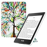TiMOVO Case for Kindle Paperwhite E-Reader (10th Generation, 2018 Release) - Standing Origami Slim Shell Cover with Auto Wake/Sleep for Amazon Kindle Paperwhite, Lucky Tree