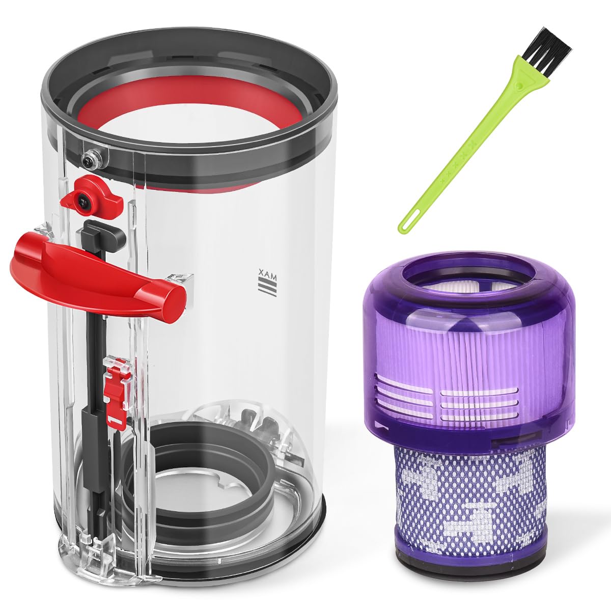 Photo 1 of (missing pieces) Dust Bin Filter Kit for Dyson V11 V15 Vacuum Cleaner, Canister Replacement Dust Bucket Container