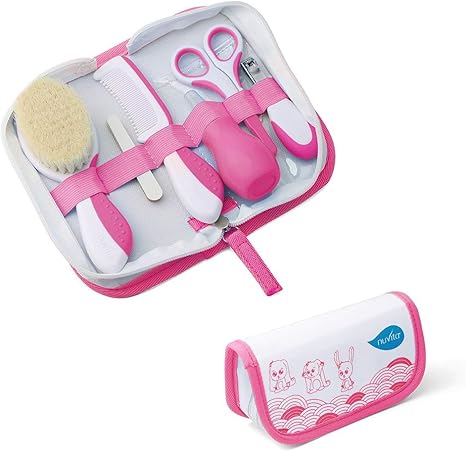 Trousse De Soin De Toilette Pour Bebe Bleu 9 Accessoires Babymoov Toilette De Bebe L Hygiene De Bebe