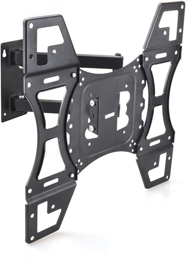 TV Wall Bracket Mount Corner Tilt Swivel Articulating Arm For 20-50 inch Samsung Sony LG Sharp TCL Panasonic LED LCD Plasma Flat Screen TV, VESA 200x200, 400x400mm, Load Capacity 40KG