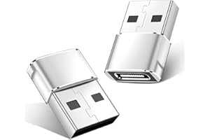 toaksi USB to USB C Adapter,Type C Female to A Male OTG Charger Converter for PlayStation 4,Apple Watch Ultra 8 9,iPhone 16 15 14 13 Pro Max,Samsung S24 S23,AirPods,iPad,Car Play-White