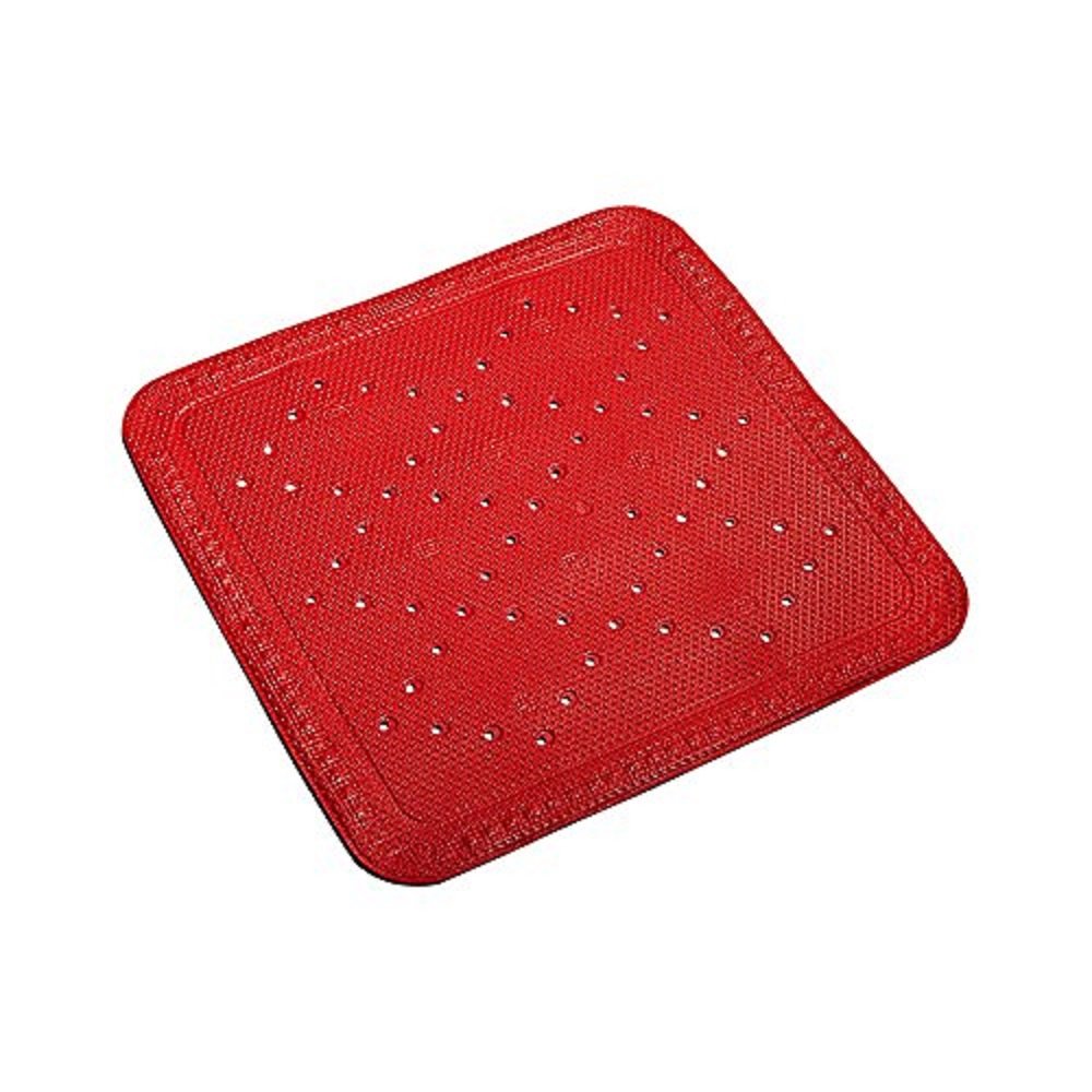 Kleine Wolke Calypso Shower Mat, PVC, Red, 55 x 55 x 1 cm