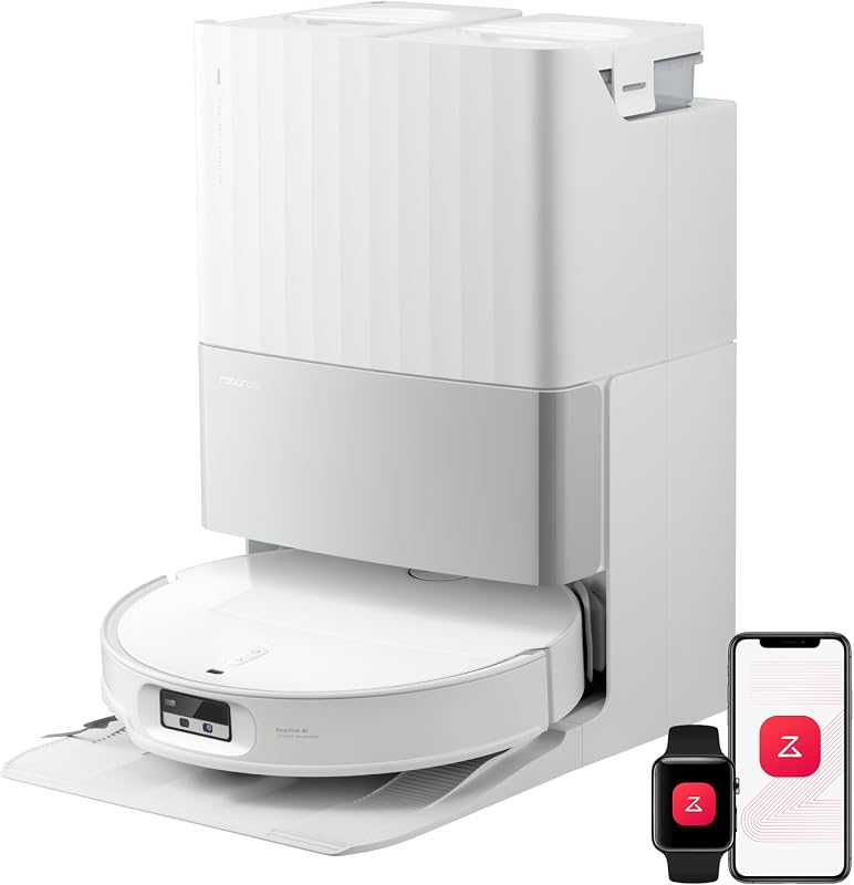 Qrevo EdgeT Robot Aspirapolvere Lavapavimenti con LDS Retrattile