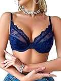 SOLY HUX Women's Sexy Lace Bras Underwire Everyday