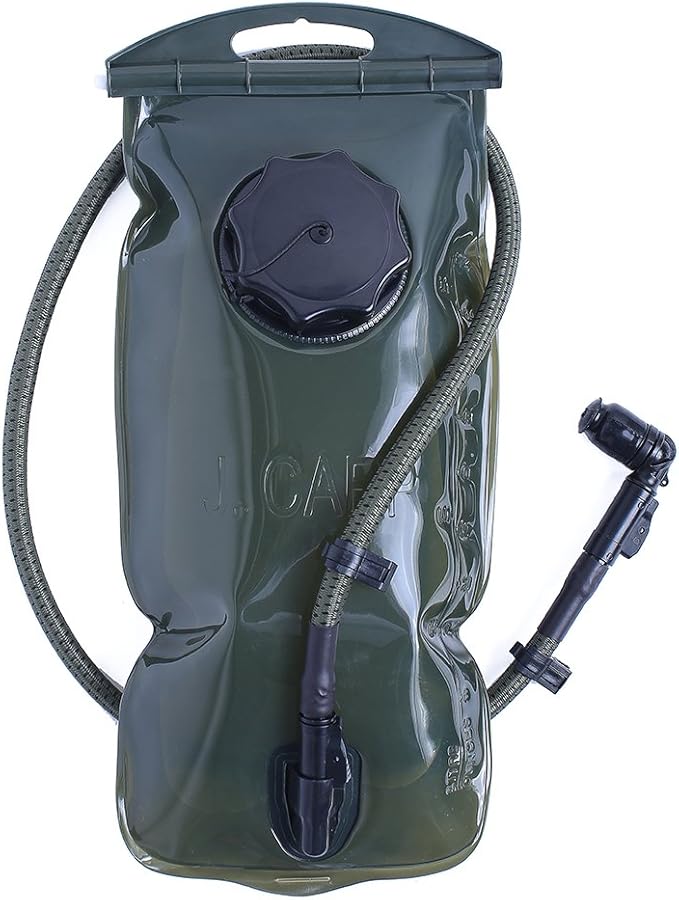 J.CARP Tactical Hydration Bladder 2 Liter, Advanced Model, Water