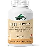 Provita UTI Pro™ - Natural Prevention & Support for Urinary Tract Infections - Powerful Cranberry & D-Mannose Formula - 60 Ca