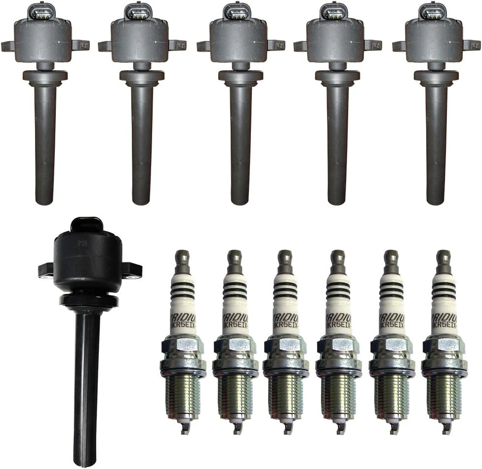 Amazon Com Complete Ignition Coil And Spark Plug Set For Honda Passport Isuzu Rodeo 6 Cyl 3 2l 3 5l V6 2000 2004 Automotive
