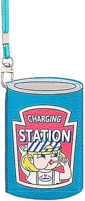 Amazon Pancy パスケース 韓国 6枚収納 二つ折り 人気 ビルー Idカードホルダー 可愛い Idケース 社員証 定期入れ 名札等 レディース ガールズ ストラップ レザー 定期入れ