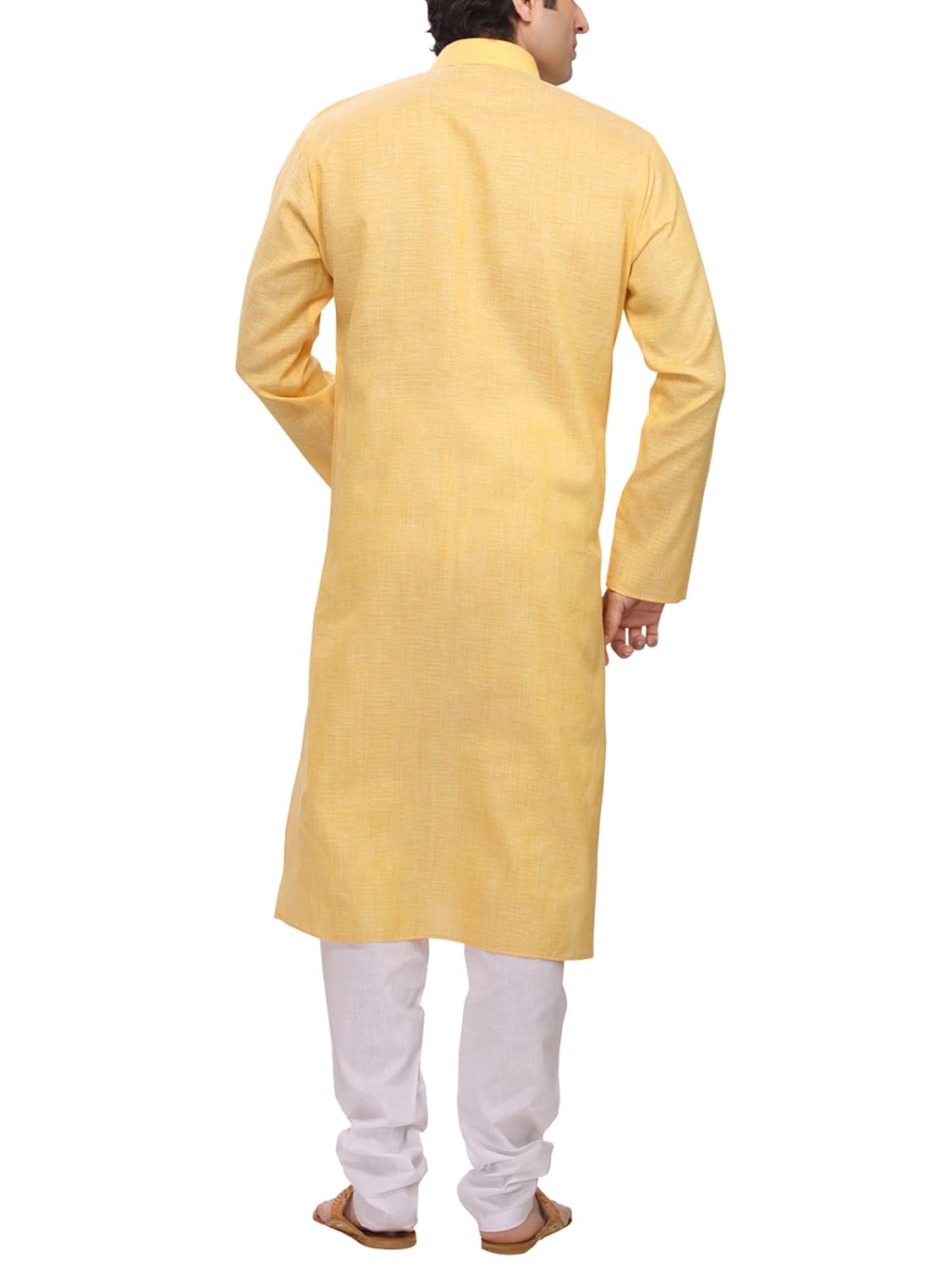 rg designers yellow kurta pyjama set