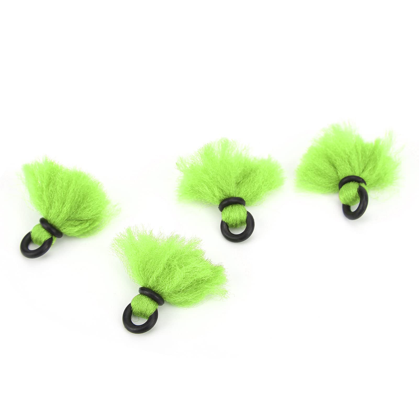 Fly Fishing Strike Indicators,4pcs Fly Fishing Float Yarn Strike Indicators Drift Hook Positioning Floats Bobbers(green)
