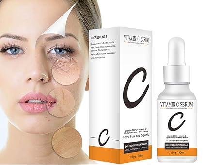 Vitamin C Serum-Beileer Vitamin C Serum Jojoba Oil-Ideal Retinol Serum für Haut,Gesicht,Dekolleté und Krper