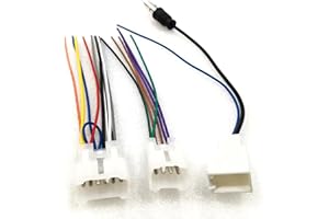Radio Wiring Harness Kit Compatible with Toyota Camry for Corolla Highlander and 4Runner Tundra Subaru for Lexus Scion 1986-2