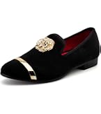 Amazon.com | Meijiana Mens Dress Shoes - Black Velvet  display picture 1