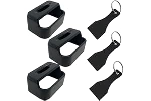 MISSEIAR 3-Pack Car Seatbelt Buckle Guard, Child Seat Belt Lock Seatbelt Buckle Cover Seat Belt Lock Cover Black Seat Belt Lock