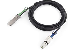 10Gtek QSFP(SFF-8436) to MiniSAS(SFF-8088) DDR Cable, 3-Meter 10ft