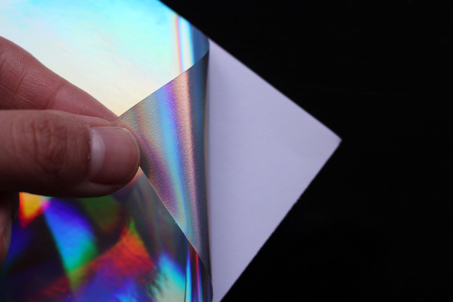 6 pcs 10X21cm 3 Colors Film Flash glow in the dark Artificial Fish Skin DIY Jig Sticker Lure sticker Fly Tying Materials