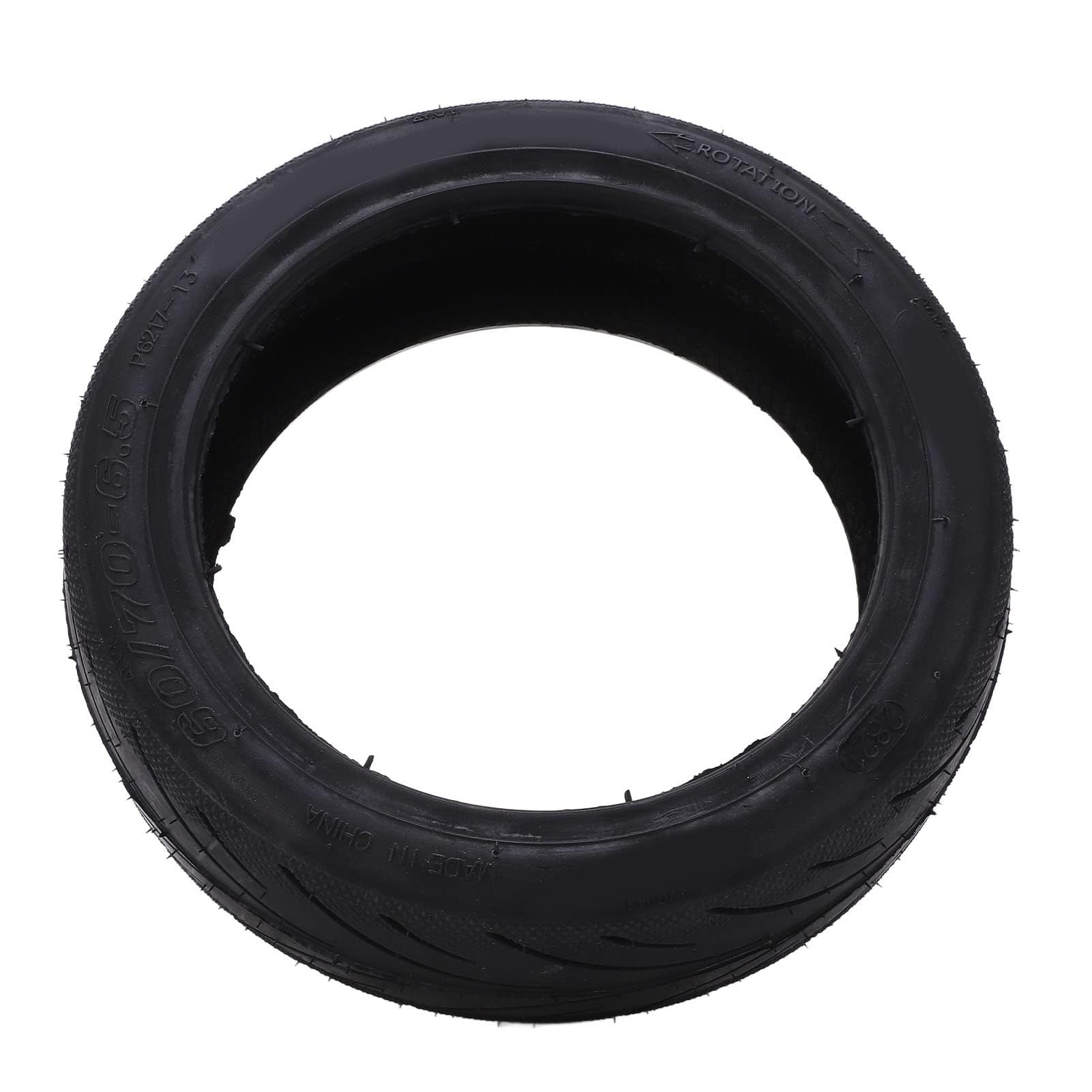 Alomejor Electric Scooter Tire, 60/70‑6.5 Rubber Vacuum Tire Tubeless Tire for Electric Scooter Replacement