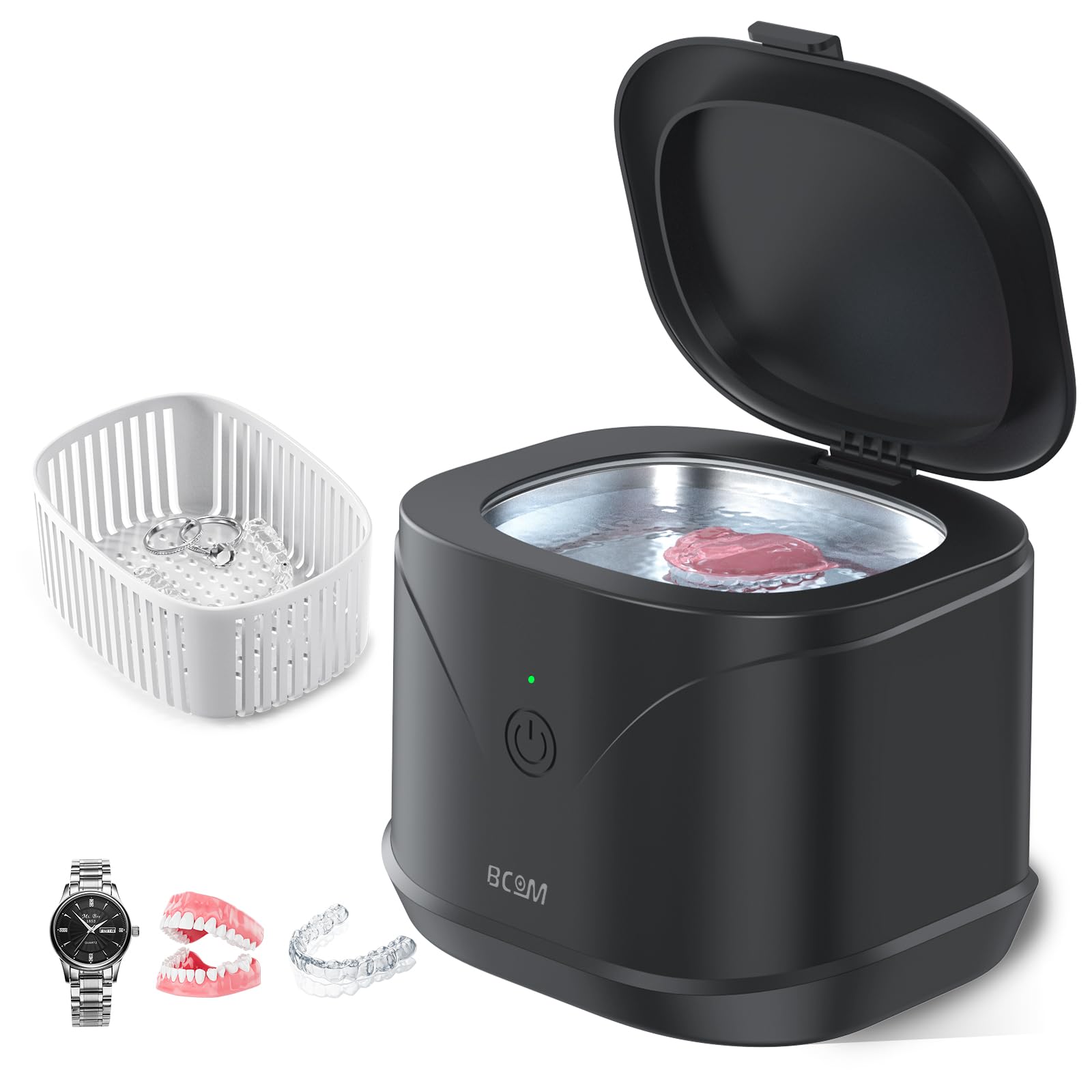 BCOM Jewelry Cleaner, 46kHz Professional Portable