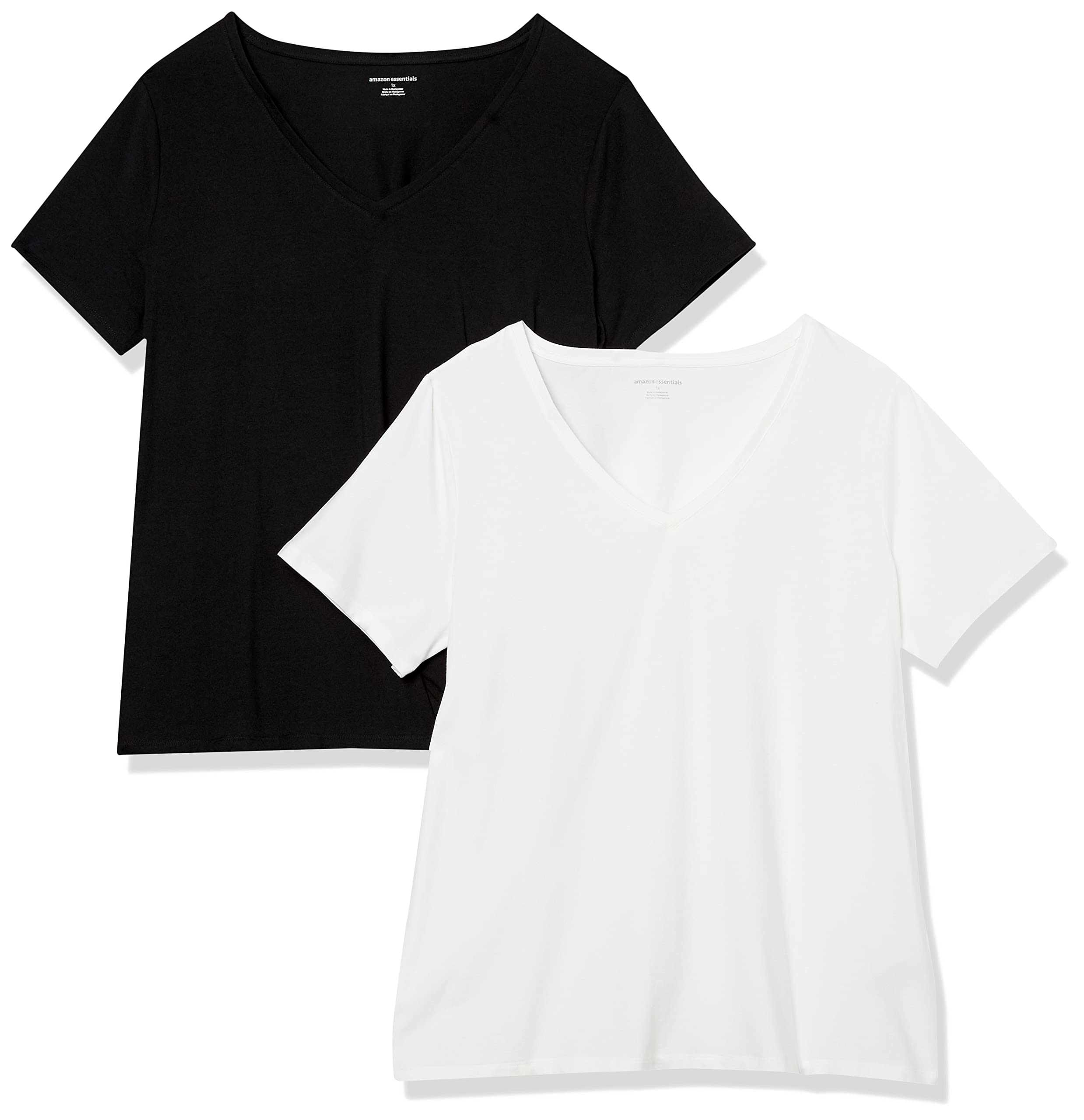 Amazon Essentials Women's Plus Size Short-Sleeve