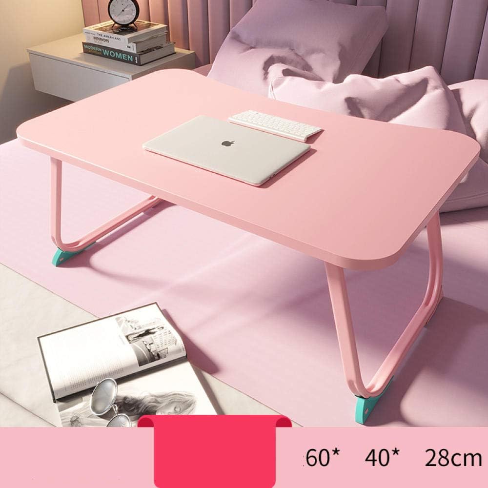 Foldable Laptop Desk Laptop Bed Table Laptop Stand For Bed Sofa Adjustable Laptop Stand Stand Foldable Desk Laptop Bed Tray Portable Folding Notebook Computer Table-Pink
