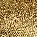 DII Woven Placemats Collection Metallic Round Placemat Set, 15