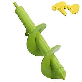 Garden Auger Drill Bit 3x12 Inch Garden Auger Spiral Drill Bit Rapid Planter For 3 8 Hex Drive Drill For Tulips Iris Bedding Plants And Digging Weeds Root Amazon Ca Industrial Scientific