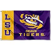 Louisiana State LSU Tigers Geaux Panel 3x5 Grommet Flag
