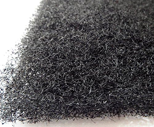 Ultra KOI COARSE Black Filter Media PAD - 28 x 36 x 1 Inch - Latex Coated, Very Long Lasting, Effective Filtration Improves Pond Water Quality and Clarity - Safe for Fish and Plants - Eco-Friendly