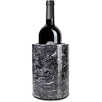 Homeries Marble Wine Chiller Bucket - Wine & Champagne Cooler for Parties, Dinner – Keep Wine & Beverages Cold – Holds…