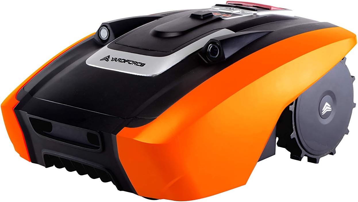 YARD FORCE Mähroboter AMIRO 350i bis zu 350 qm - Selbstfahrender Rasenmäher Roboter mit WLAN-Verbindung, App-Steuerung, iRadar Ultraschallsensor, Kantenschneide-Funktion und bürstenloser Motor