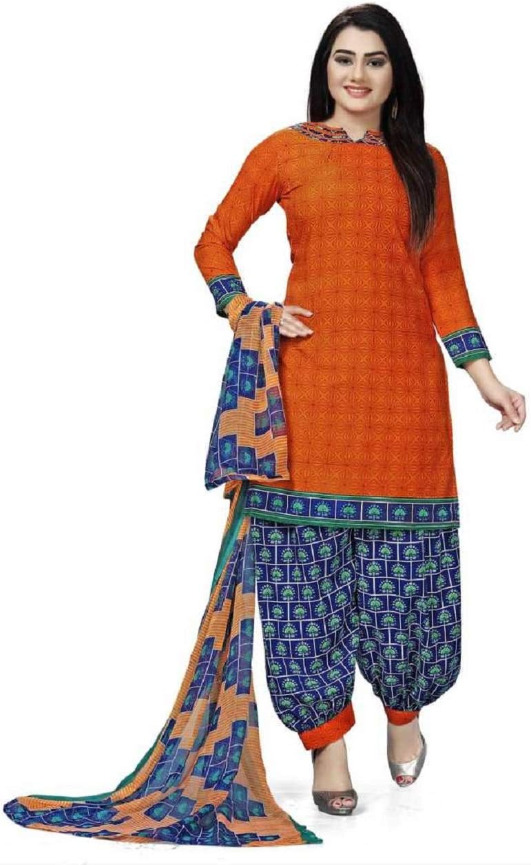 Women's Cotton Salwar Suit Dress Material (Un Stitched)