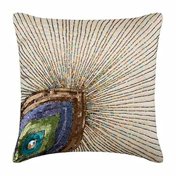 Amazon Com The Homecentric Luxury Ivory Accent Pillows Art Deco