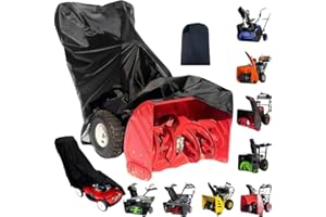 MTSBDM Snow Blower Cover - 60" L x 33" W x 45" H,600D Heavy Duty Oxford Waterproof Snow Thrower Cover, UV & Wind Resistant, U