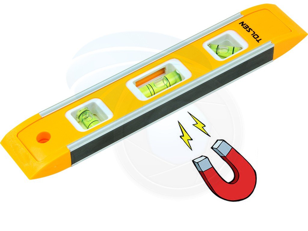 Tolsen Tools Mini Spirit Toolbox Level, 9"