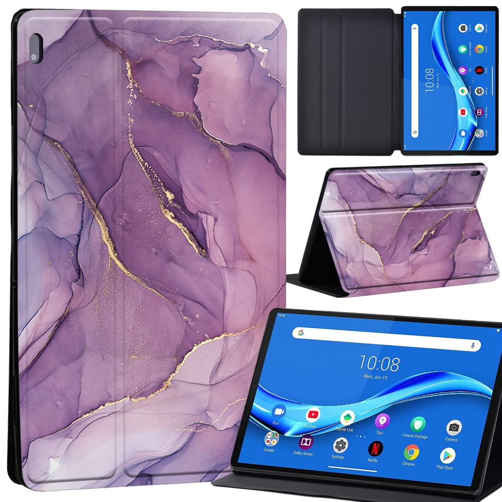 Case For Lenovo Tab M10 FHD Plus 10.3 inch (TB-X606X TB-X606F) Leather Case with Auto Wake-up, Flip Case for Lenovo Tab M10 FHD Plus Cover (lavender color)