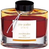 PILOT Iroshizuku Bottled Fountain Pen Ink, Yu-Yaki, Sunset Orange (Orange) 50ml Bottle (69210)