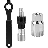 Oumers Bike Crank Extractor/Arm Remover and Bottom Bracket Remover with 16mm Spanner/Wrench. Professional Bicycle Repair Tool Kit