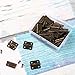 Aneco 50 Pieces Antique Bronze Mini Hinges Retro Butt Hinges with 200 Pieces Replacement Hinge Screws, with Plastic Contain Box
