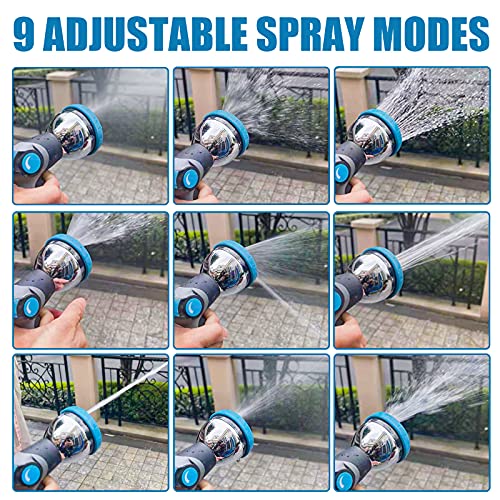 PinWheel Garden Hose Nozzles,Thumb Control Water Garden Hose Sprayer