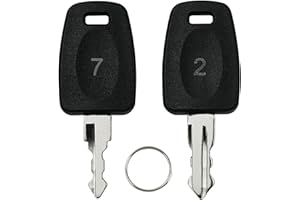 GRADORA Master Luggage Keys 002 007 Replacement for Bag Suitcase Luggage Lock
