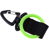 perfk Underwater Scuba Diving Mouthpiece Webbing Holder Regulator Octopus Retainer - 2 Colors