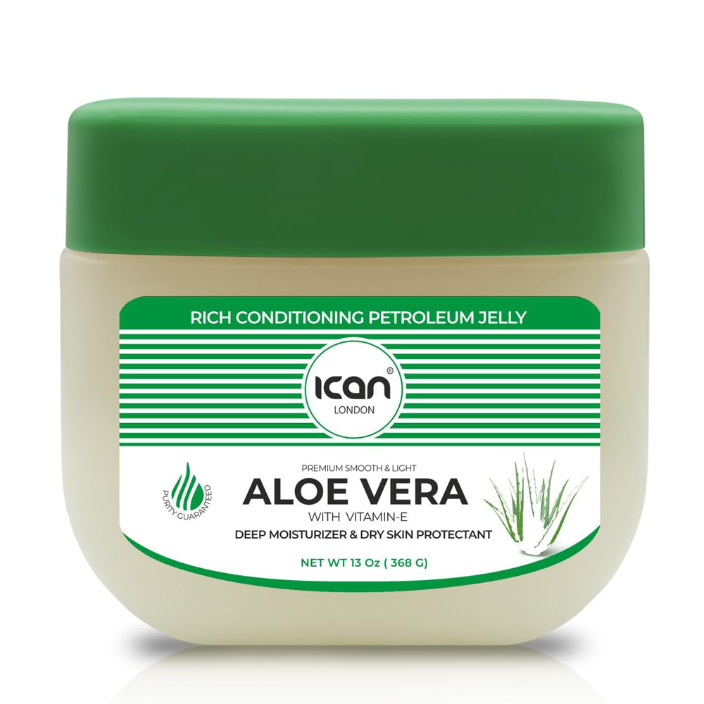 ICAN LONDON ALOE VERA & VITAMIN E 100% PURE PETROLEUM JELLY 368G